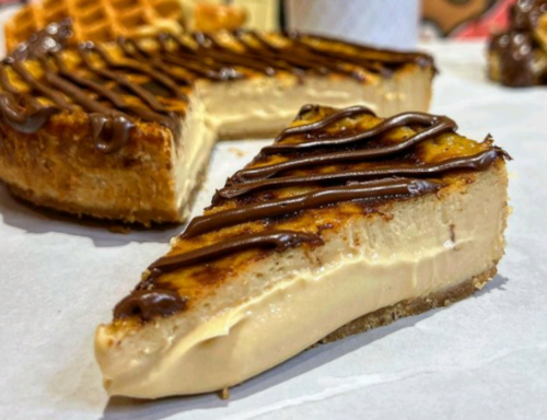 Tarta de gofre y Nutella