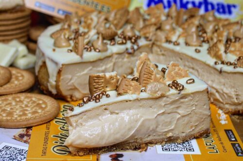 Tarta galleta María & chocolate blanco