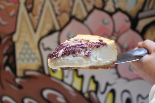 Tarta yogurt y arandanos