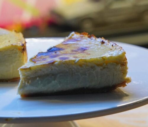 Tarta de queso emmental