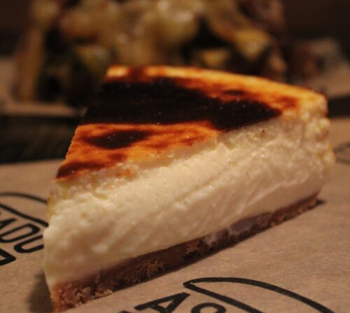 Tarta de queso brie