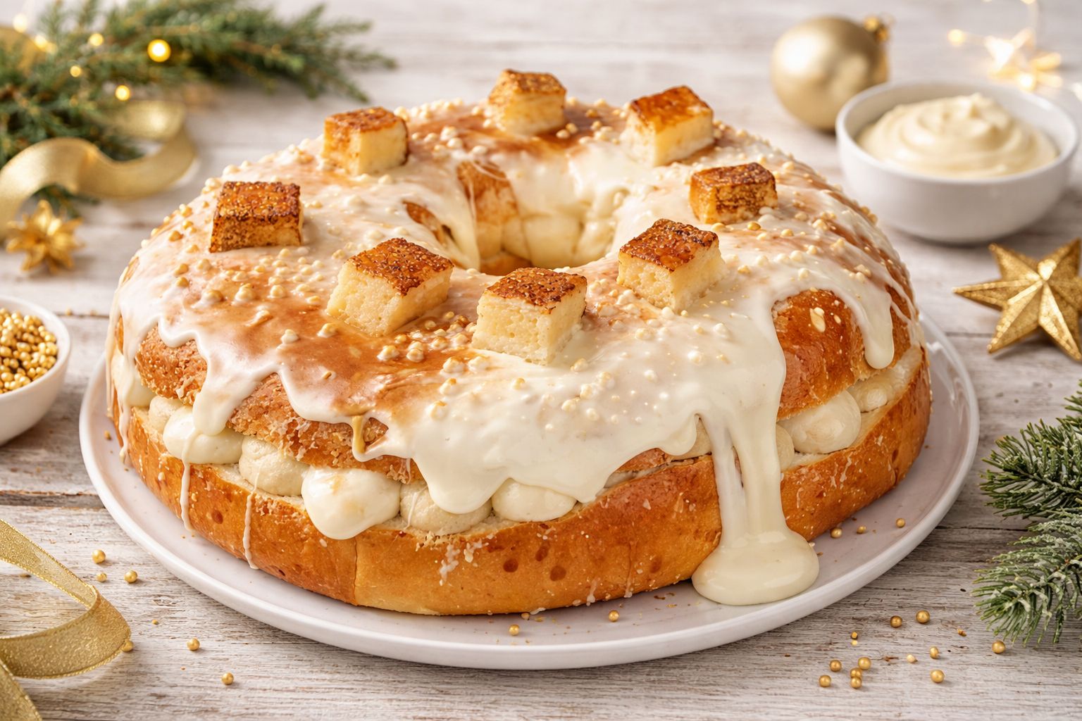 ROSCÓN de Reyes de TORRIJA y CHOCO BLANCO